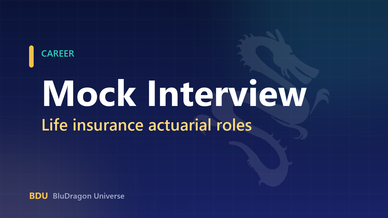 Book your Mock Interview (in Life Insurance)